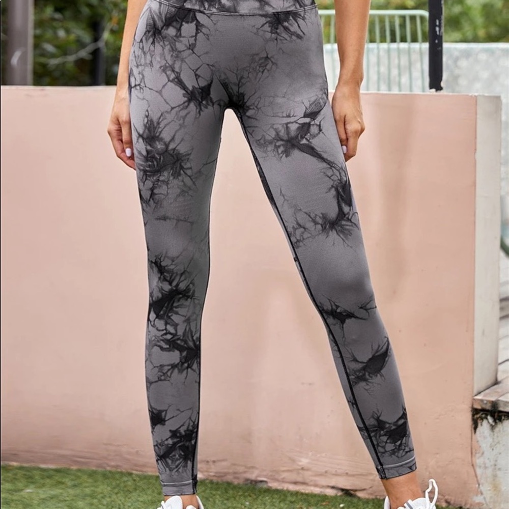 Marble scrunch butt leggings - Picture 4 of 9